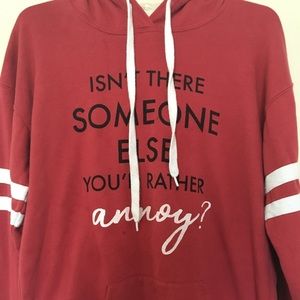 Red Graphic Hoodie